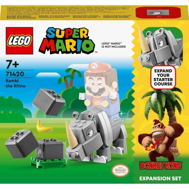 Næsehornet Rambi - Udvidelsessæt LEGO Super Mario