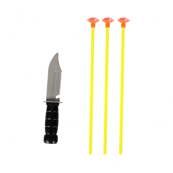 Bue med pile og kniv