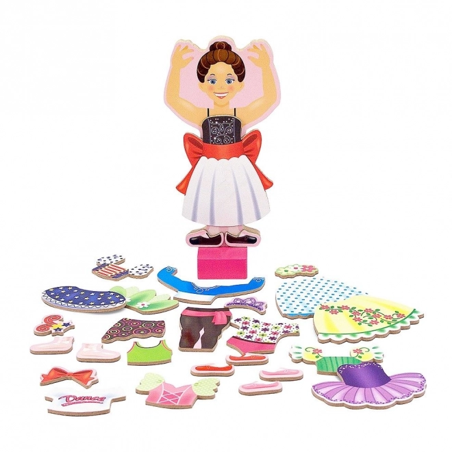 Magnetisk påklædning Nina Ballerina