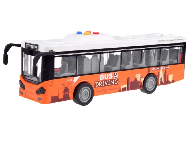 Stor bus med lyde og lys