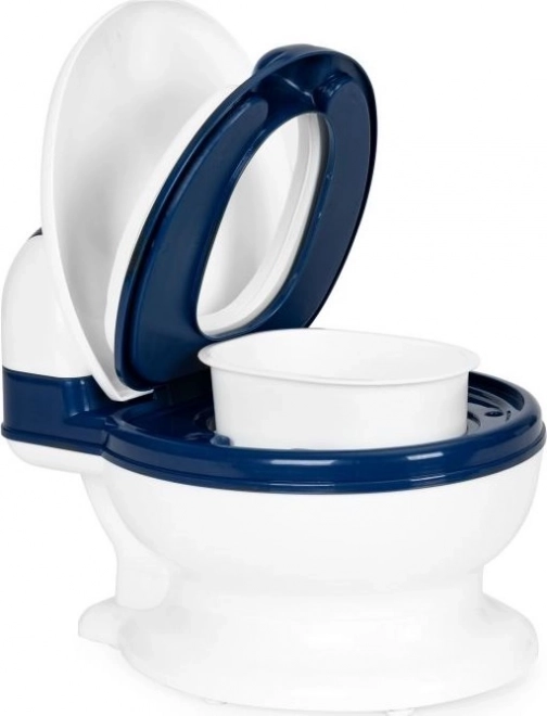 ECOTOYS Potte - Børne toilet - hvid, blå