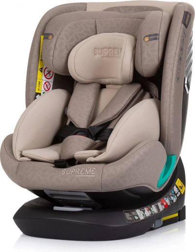 Barnesæde Chipolino Supreme i-Size - Macadamia
