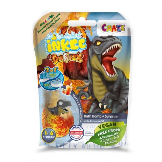 Brusende badebombe med overraskelse Dinosaur