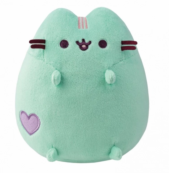 Mintfarvet pastelfarvet maskot Pusheen 18 cm