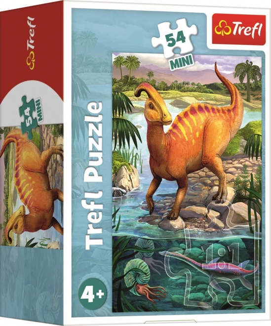 Minipuslespil Dinosaurer - 54 brikker