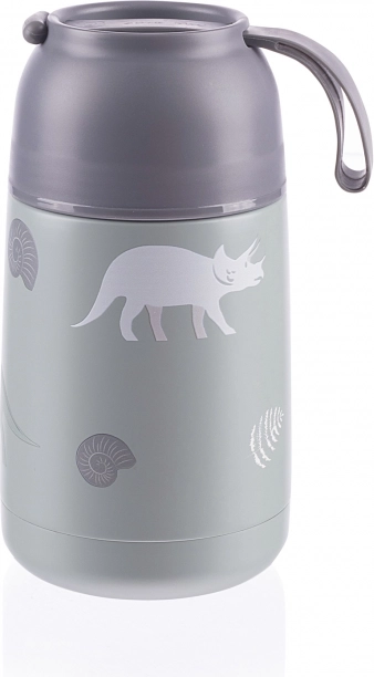 Termoflaske til mad med silikoneholder 620 ml, Dino