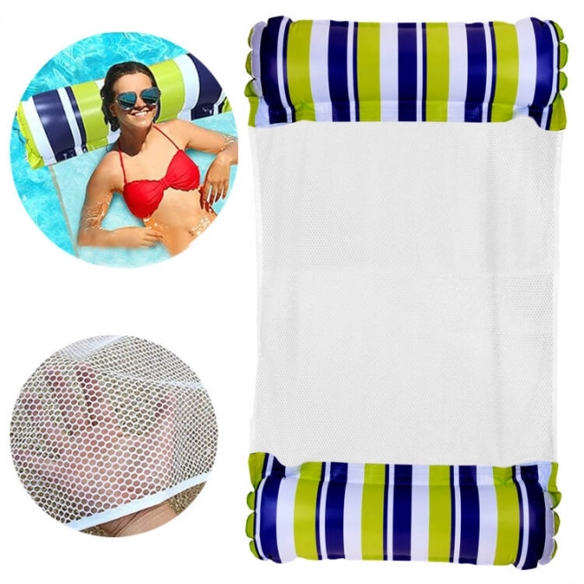 Oppustelig vand gynge net til pool og strand