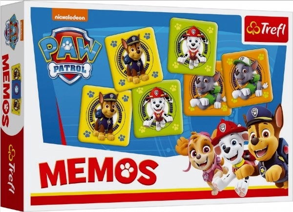 Pexeso papir Paw Patrol/Patrulje samfundsspil 30 dele i kasse 21x14x4cm