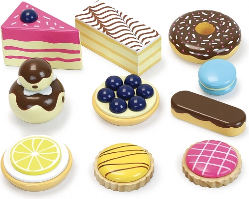 10 stykker trådesserter til kreativ leg