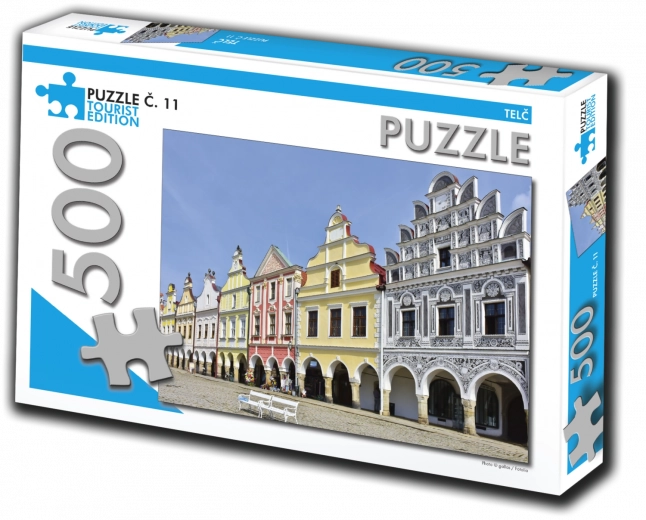 Puslespil Telč turistisk udgave 500 brikker
