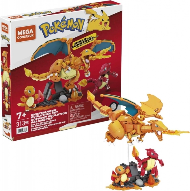 Byggesæt Mega Construx Pokémon Evolution Charmandera