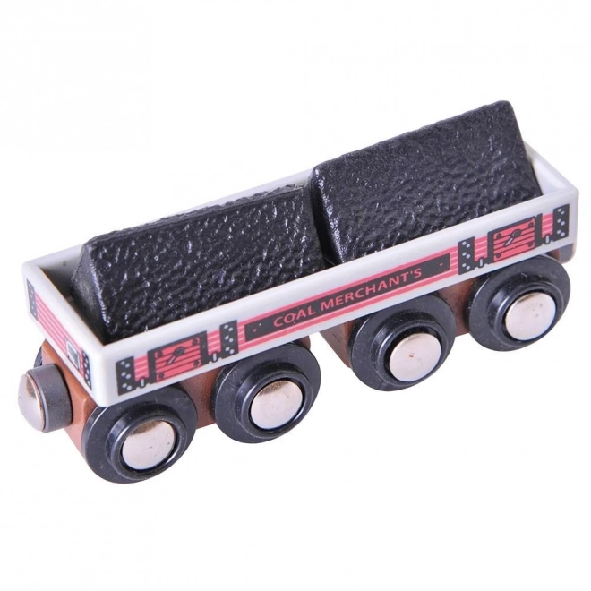 Bigjigs Rail Lang kulvogn + 2 skinner
