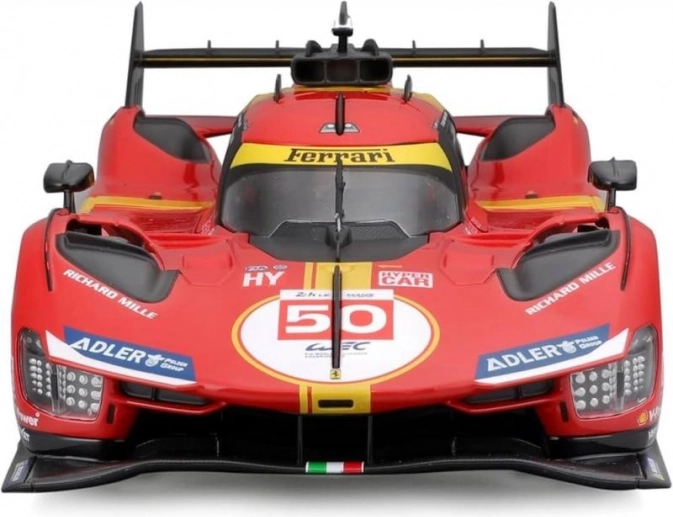 Metalmodelbil BBURAGO 1:18 FERRARI 499P LMH rød #50