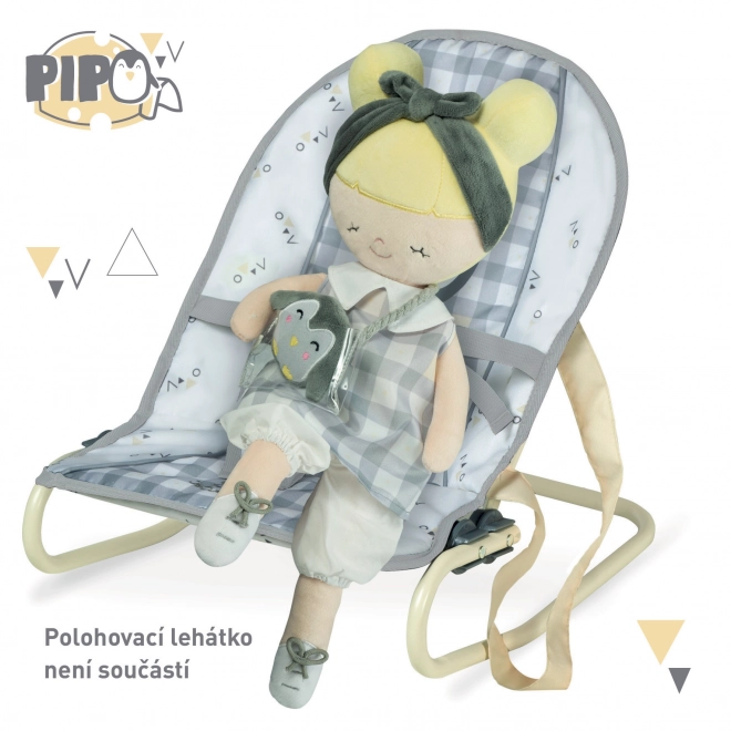 Plysdukke Pipo 36 cm