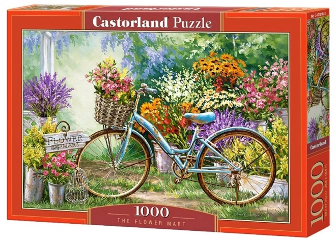 Puslespil 1000 stykker Blomstermarked