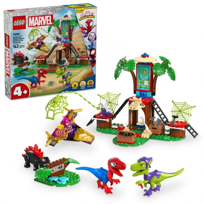 Spidey og Gobby-slagsmål ved træhuset