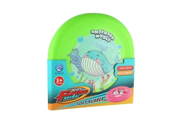 Flyvende/kasteskive gummi 18cm