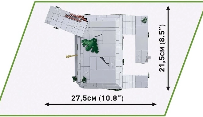 Bunker Regelbau 667 fra COBI-klodser