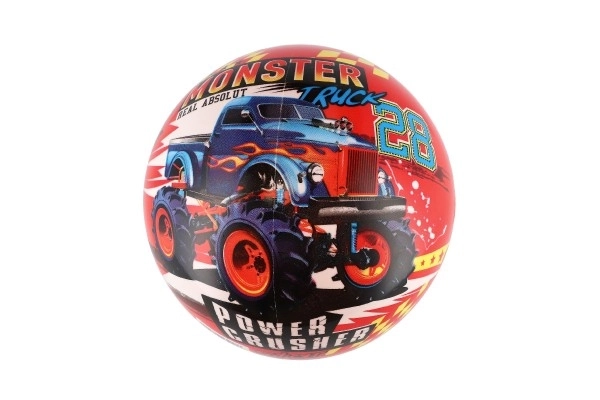 Bold med motiv af monstertruck