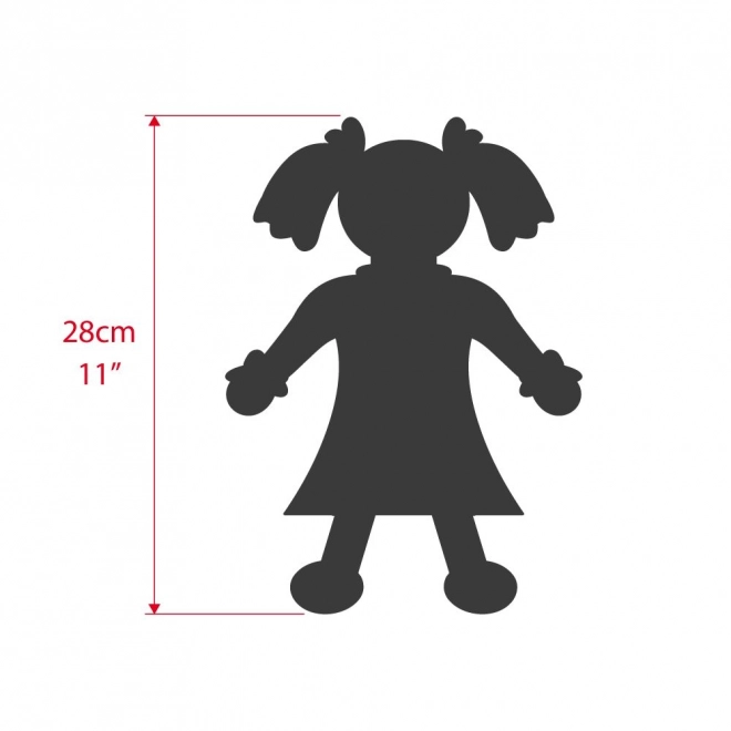 Stofdukke Jessika 28 cm