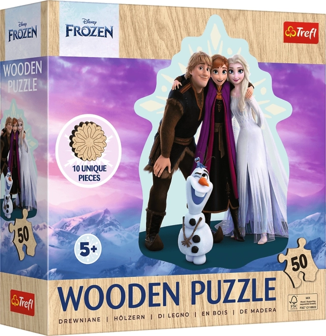 Træpuslespil Frost – 50 brikker