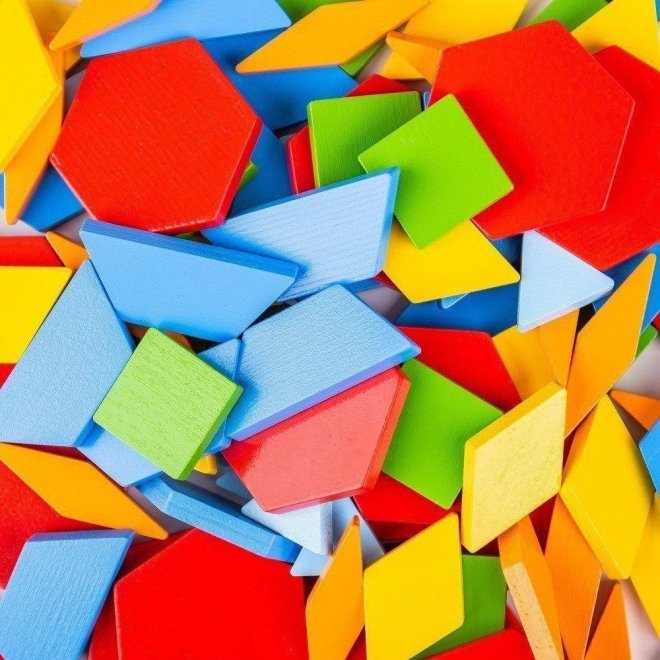 Bigjigs Toys Træ farverig mosaik