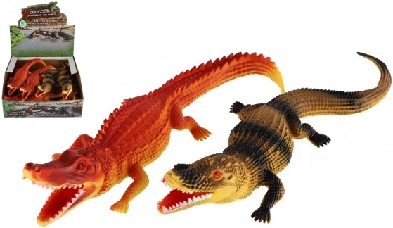 Plastkrokodille 28 cm