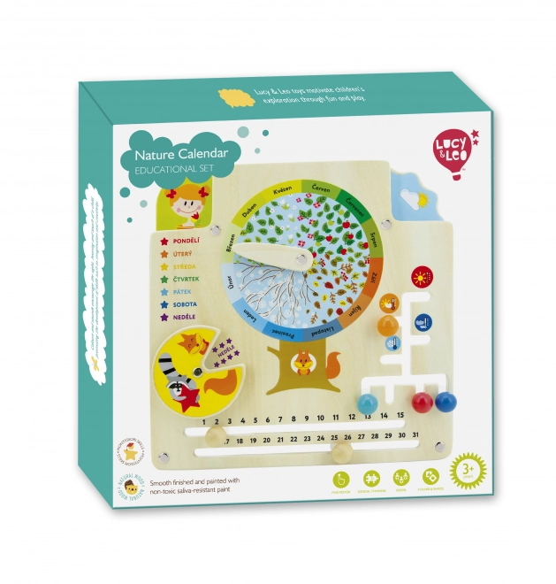 Lucy & Leo Kalender for Naturen - Lærende Træspil