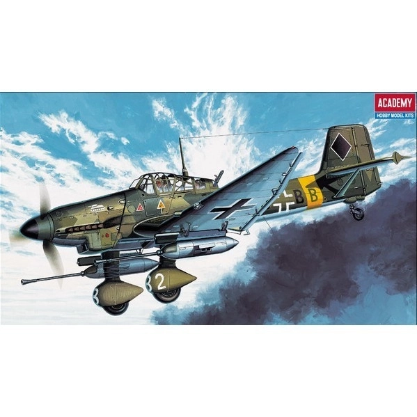 Model fly Ju-87G Stuka fra ACADEMY