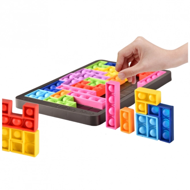 Sensorisk legetøj Tetris Pop-It Puzzle 3i1