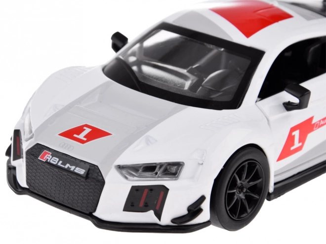 Metallmodel af sportsvognen Audi R8 LMS i skala 1:32