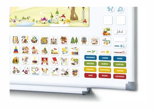 Magnetisk kalender - Børnehave 114 magneter