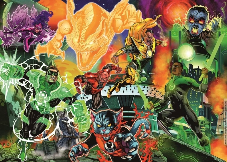 Ravensburger puslespil Green Lantern 1000 brikker