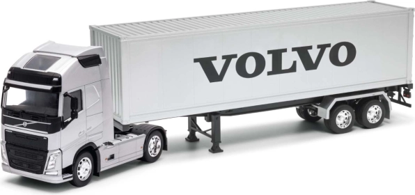 Welly trækker med anhænger Volvo FH 1:32