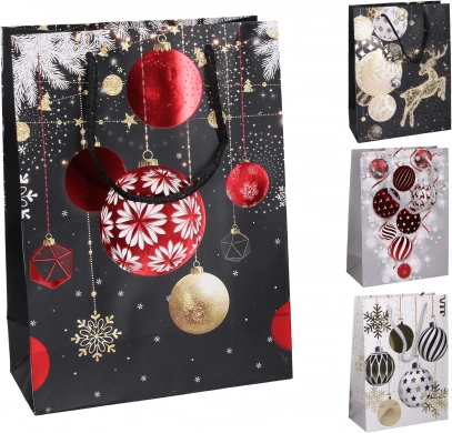 Gavepose M 26 × 32 × 10 cm julemotiver