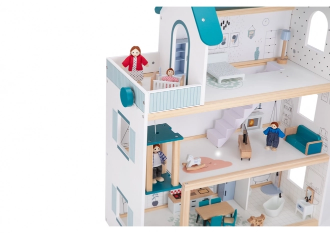 2Kids Toys Dukkehus Barbora med tilbehør