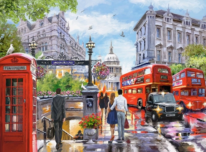 Puslespil 2000 brikker - Forår i London