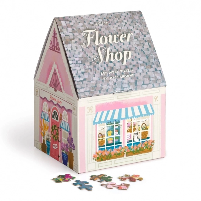 Galison Puslespil Blomsterbutik Joy Laforme 500 brikker