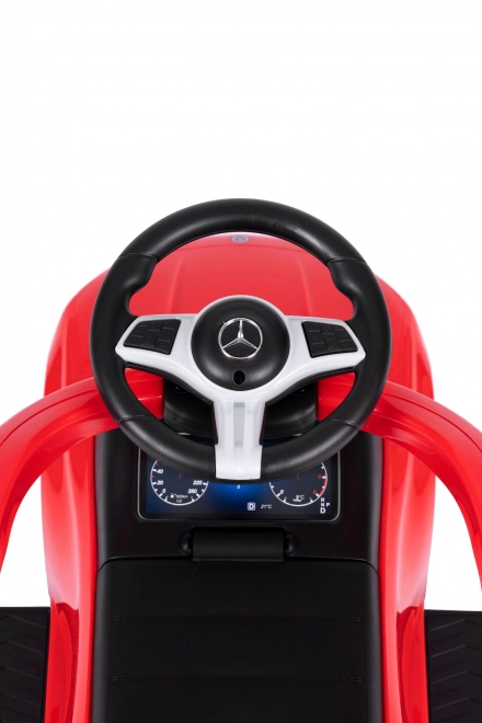 Legetøjsbil Mercedes C KLASSE interaktiv guide med rat – Rød