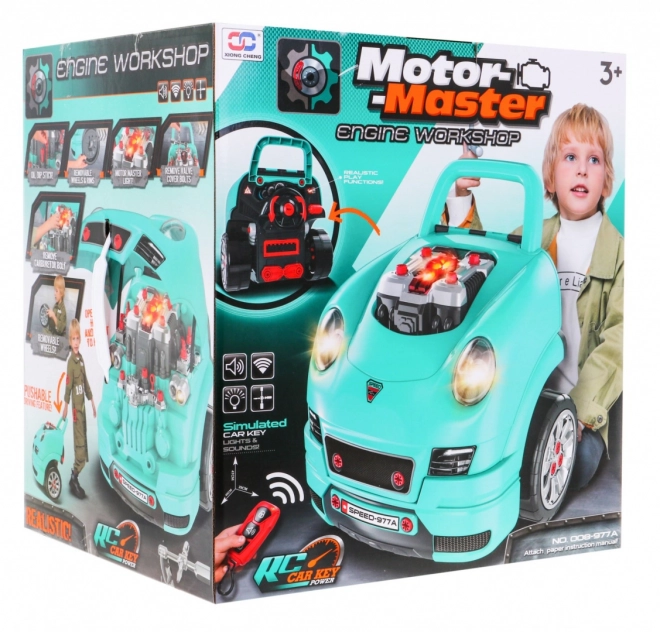 DIY Motor Master - sæt til en lille mekaniker blå