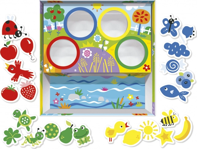 EDUCA Baby Sortering af farver med sommerfugl Greta 4x6 stykker