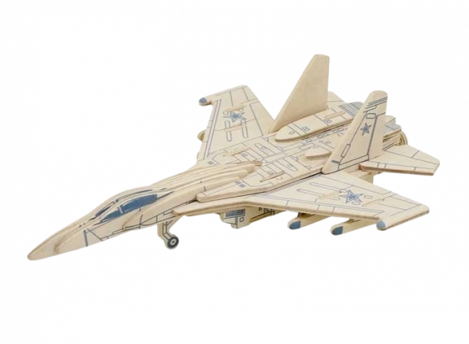 RoboTime Træpuslespil russisk jagerfly SU27