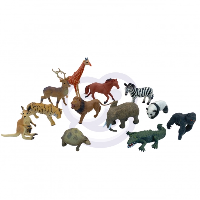 Safari figurer og legetæppe Woopie