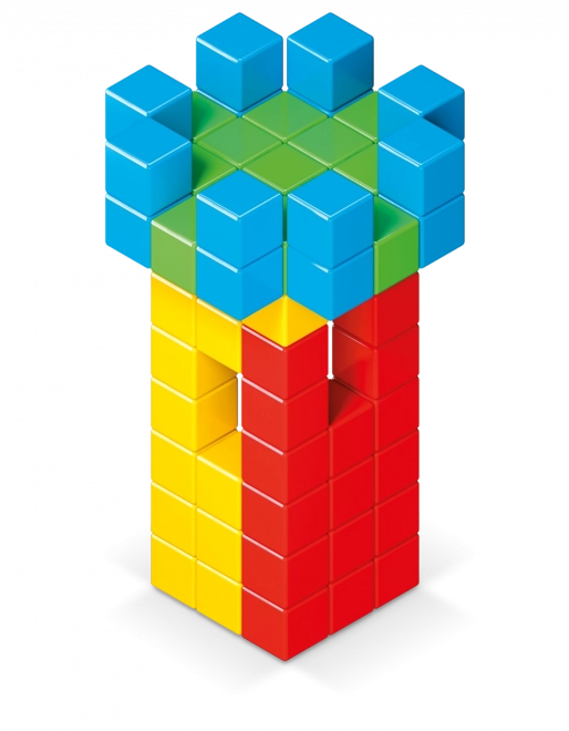 GEOMAG Magnetiske klodser Magicube Green Line 64 klodser