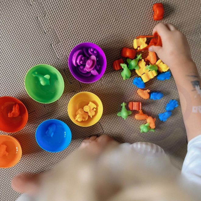 Věuková montessori-leg Aktivitet Lær at Tælle – ZOO Dyr