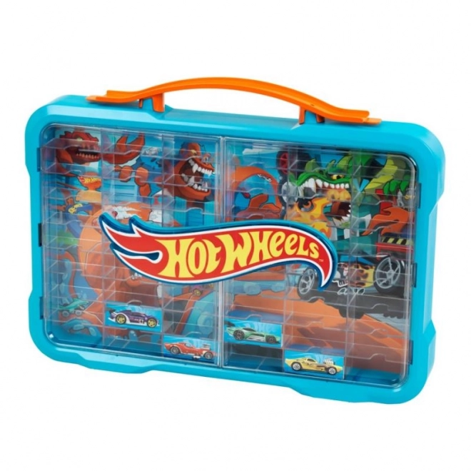 Hot Wheels samlevitrine med belysning
