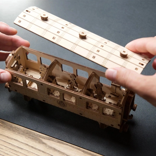 Ugears 3D træ mekanisk puslespil Harry Potter Hogwarts Ekspres