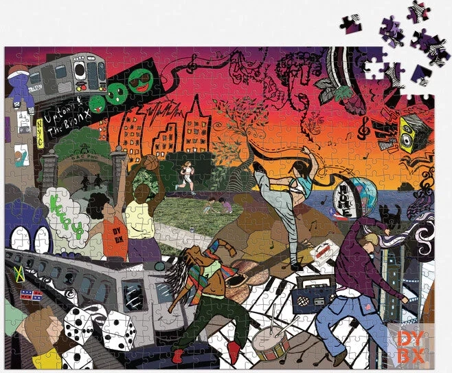 Dobbeltsidet puslespil Romare Bearden x DreamYard 500 brikker