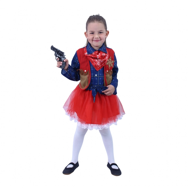 Børnekostume cowgirl (S)