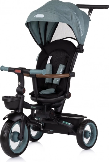 Trekantet cykel med kaleche Urban 2-i-1 Basil fra Chipolino